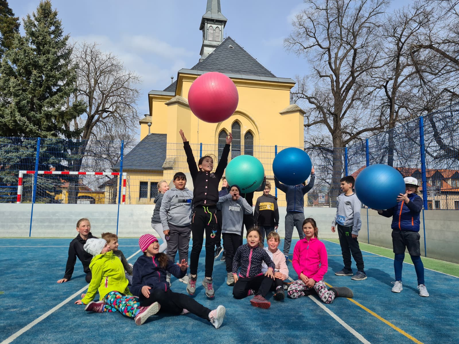 Lucie Kainová při tréninku SportLaV